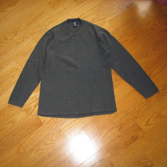 Pre-owned Men's Gap Gray Crew Neck 100% Cotton Sweater Size Small - Picture 1 of 4